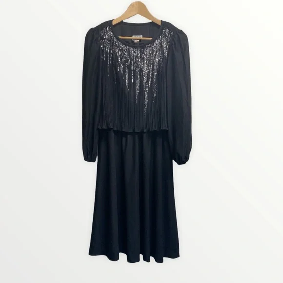 sachin and babi light blue dress Gilberti Dresses | Vintage Sparkly Holiday Party Dress | Color: Black/Silver | Size: 8